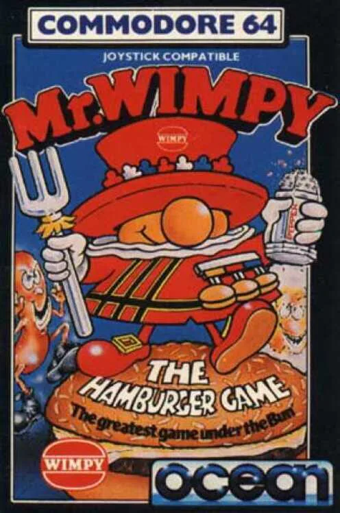 Copertina di Mr. Wimpy: The Hamburger Game