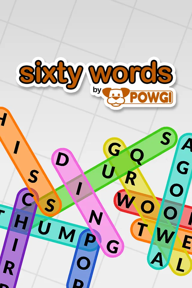 Copertina di Sixty Words by POWGI
