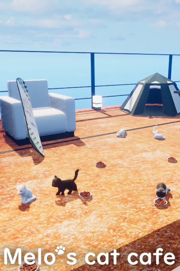 Copertina di Melo's cat cafe
