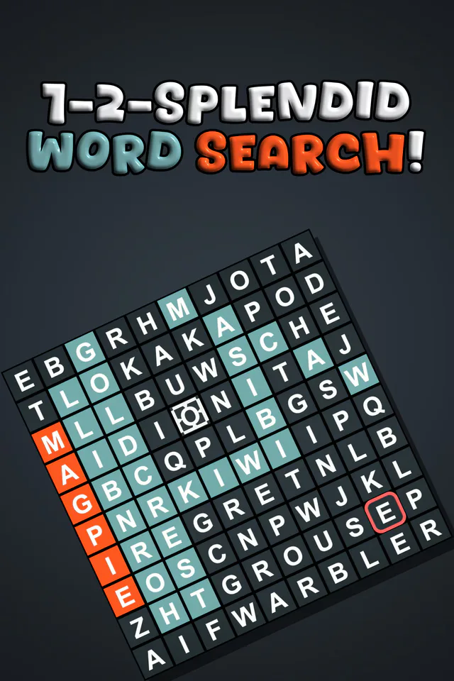 Copertina di 1-2-Splendid Word Search!