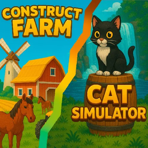 Copertina di Construct Farm / Cat Simulator