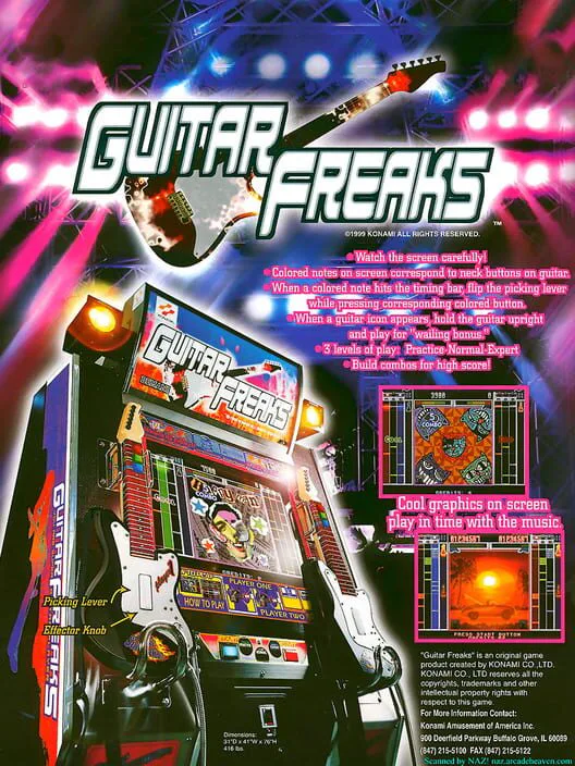 Copertina di Guitar Freaks