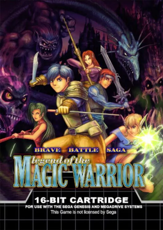 Copertina di Brave Battle Saga - The Legend of The Magic Warrior