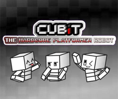 Copertina di Cubit The Hardcore Platformer Robot