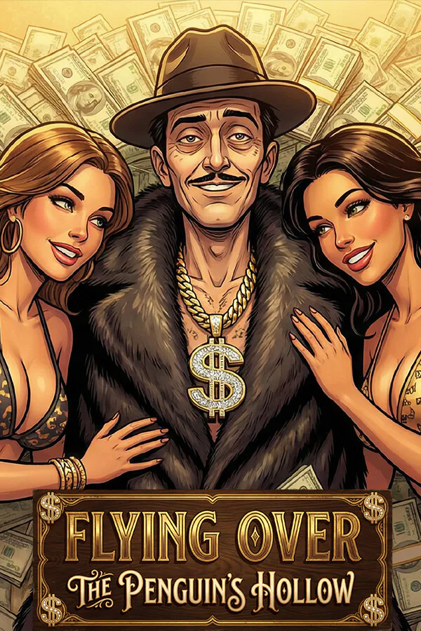 Copertina di Flying over the penguin's hollow