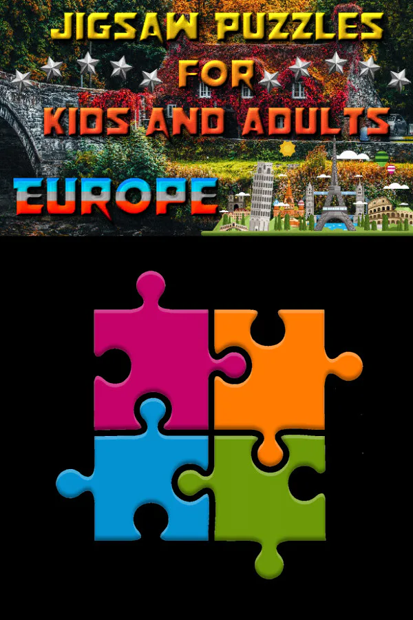 Copertina di Jigsaw Puzzles for Kids and Adults - Europe