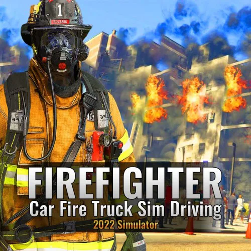 Copertina di Firefighter:Car Fire Truck Sim Driving 2022 Simulator