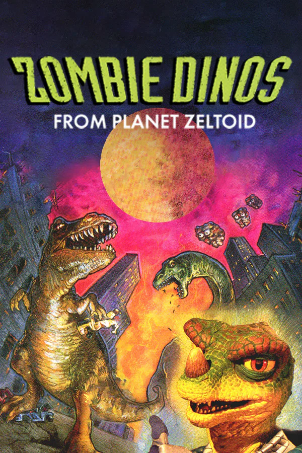 Copertina di Zombie Dinos from Planet Zeltoid