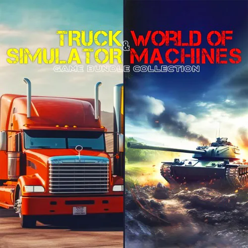 Copertina di Truck Simulator & World of Machines Game Bundle Collection