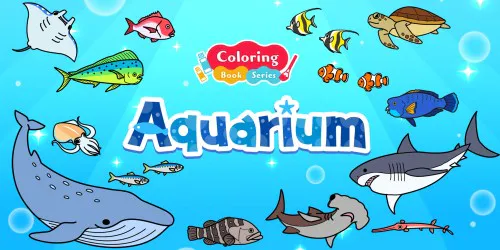Copertina di Serie di libri da colorare Acquario