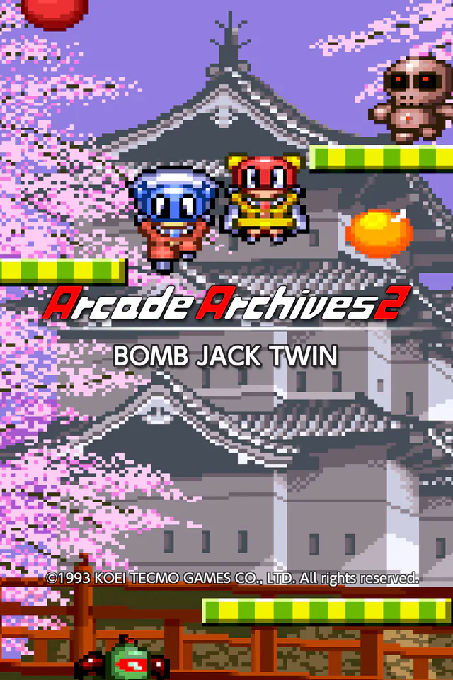 Copertina di Arcade Archives 2 BOMB JACK TWIN