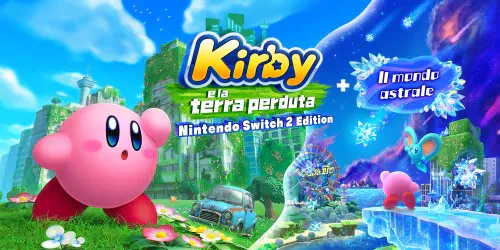 Copertina di Kirby e la terra perduta – Nintendo Switch 2 Edition + Il mondo astrale