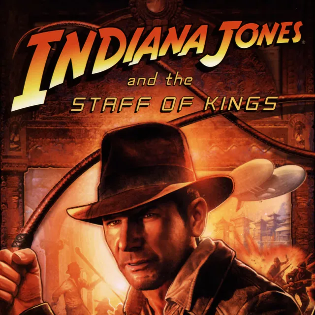 Copertina di Indiana Jones and the Staff of Kings