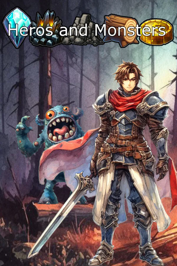 Copertina di Heros and Monsters: Idle Incremental