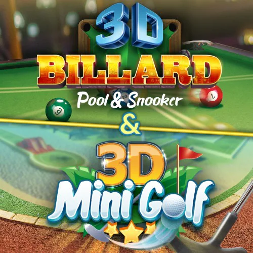 Copertina di 3D Billiards & 3D MiniGolf Bundle