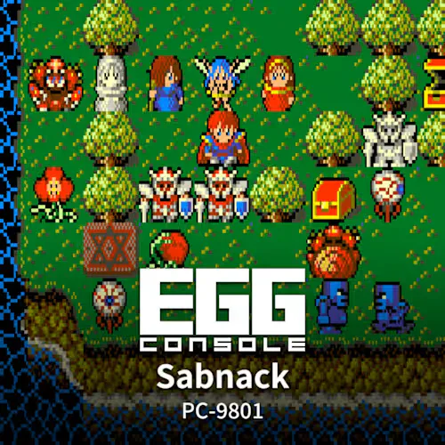 Copertina di EGGCONSOLE Sabnack PC-9801