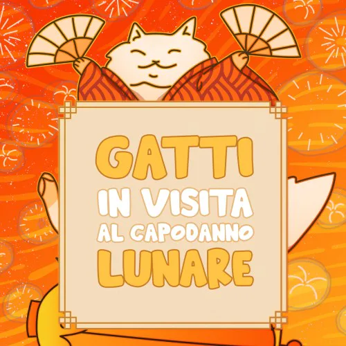 Copertina di Gatti in visita al Capodanno lunare