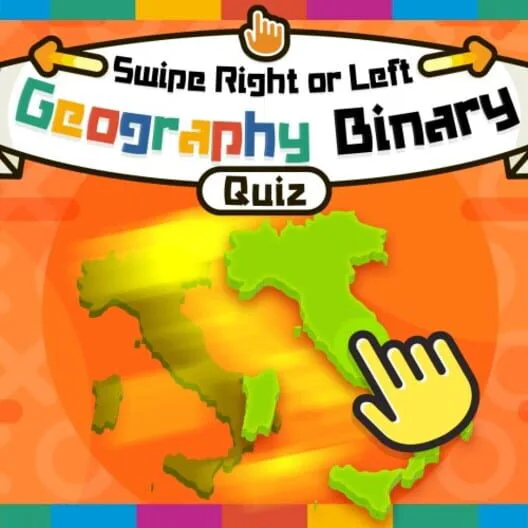 Copertina di Swipe Right or Left Geography Binary Quiz