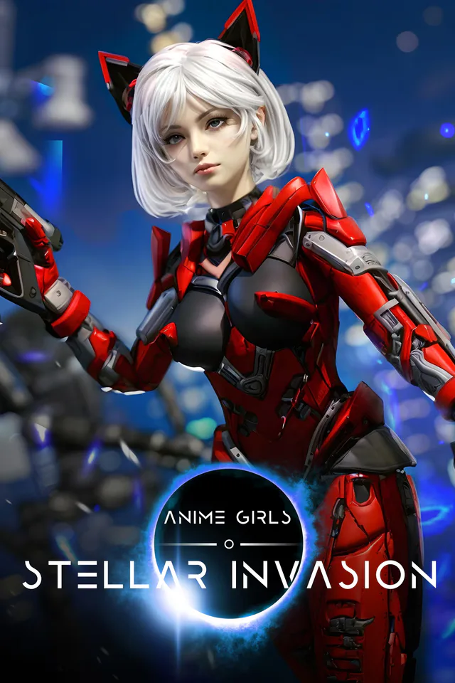 Copertina di Anime Girls: Stellar Invasion