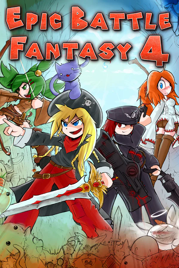 Copertina di Epic Battle Fantasy 4