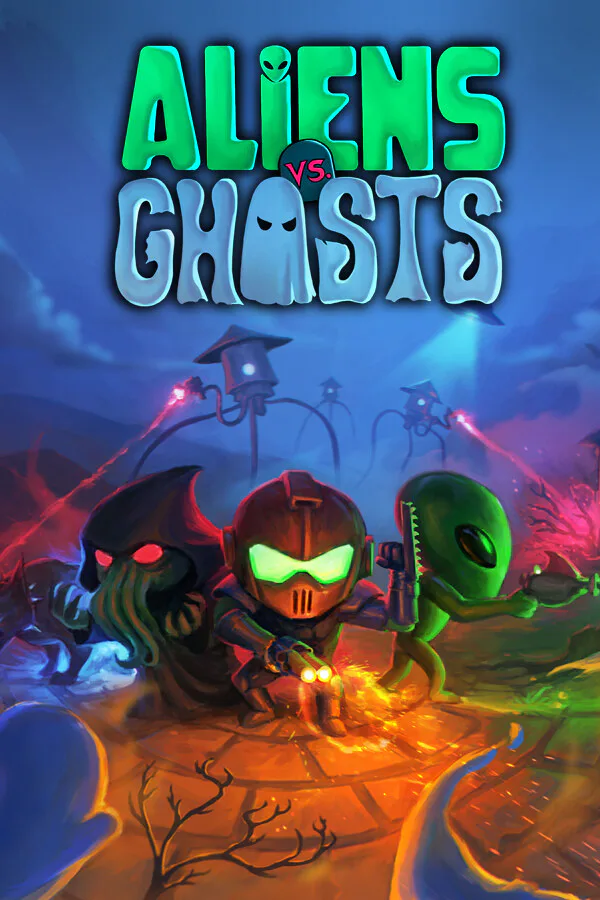 Copertina di Aliens vs. Ghosts
