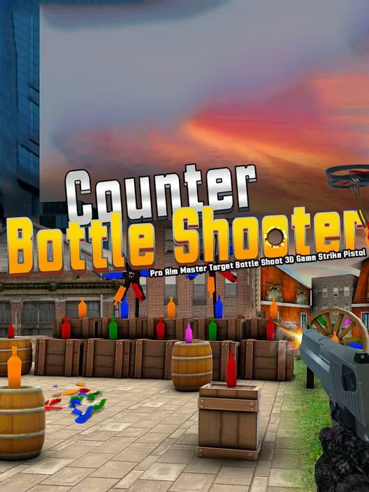 Copertina di Counter Bottle Shooter-Pro Aim Master Target Bottle Shoot 3D Game Strike Pistol