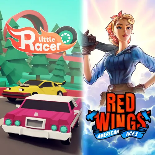 Copertina di Little Racers + Red Wings: American Aces