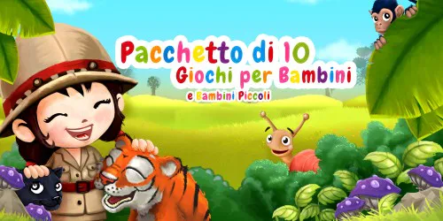 Copertina di Pacchetto di 10 Giochi per Bambini e Bambini Piccoli