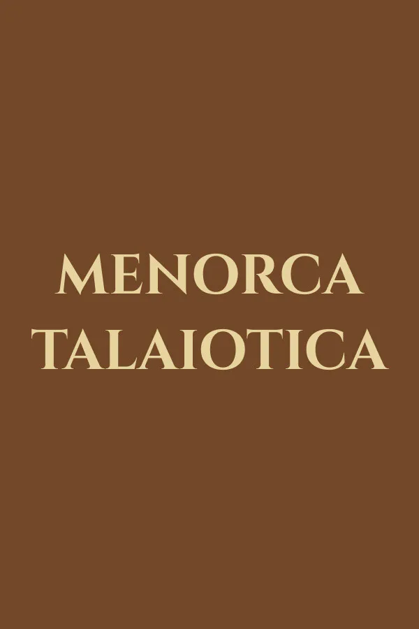 Copertina di Menorca Talaiotica