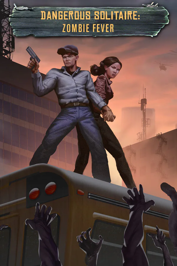 Copertina di Dangerous Solitaire. Zombie Fever