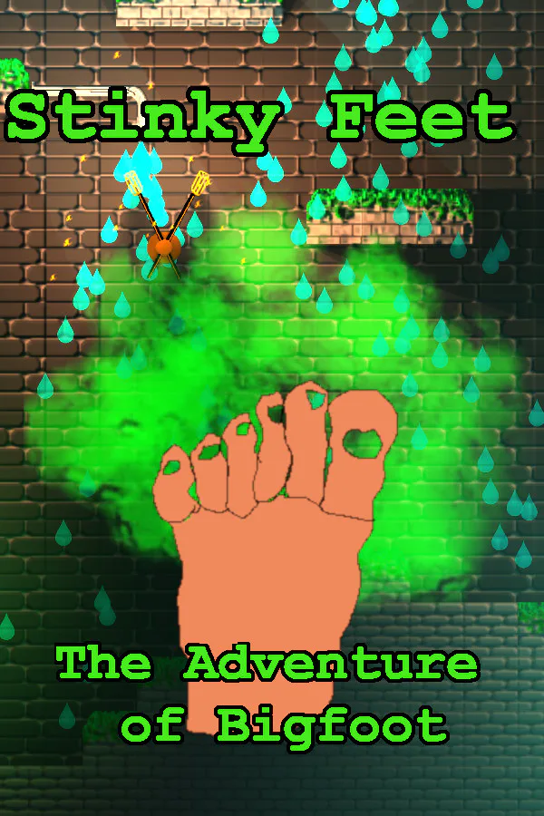 Copertina di Stinky feet: The adventure of BigFoot