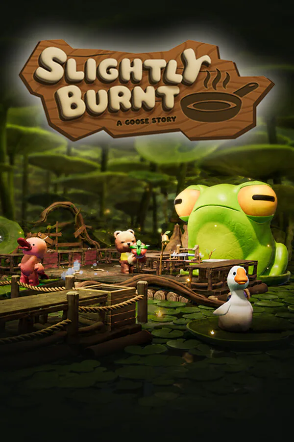 Copertina di Slightly Burnt: A Goose Story