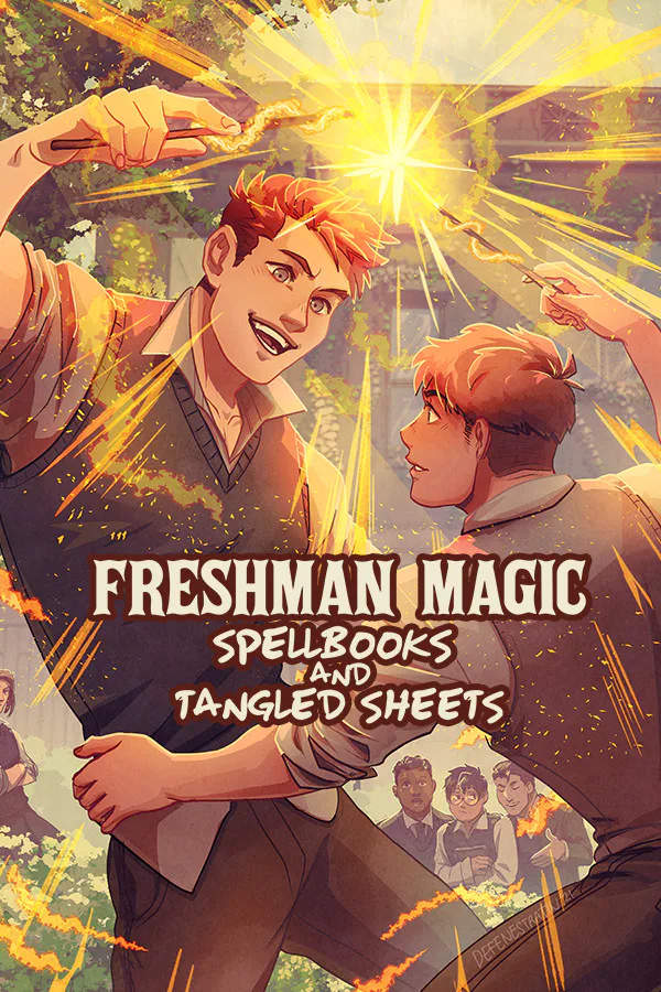 Copertina di Freshman Magic: Spellbooks and Tangled Sheets