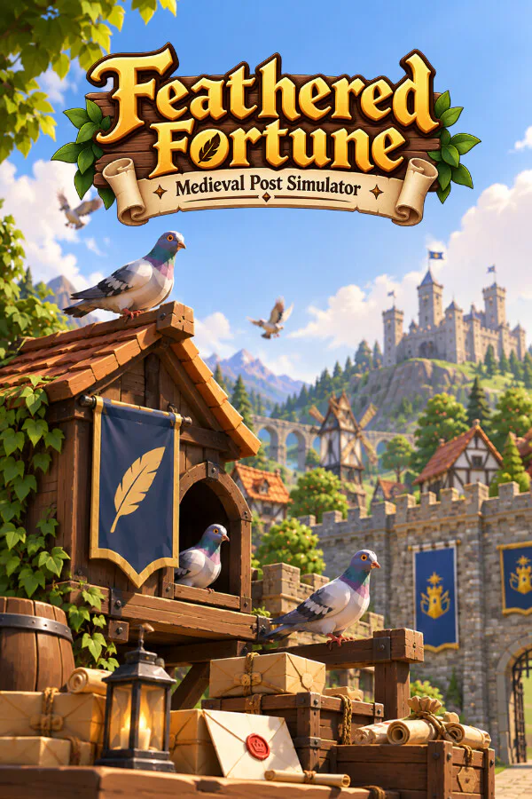 Copertina di Feathered Fortune: Medieval Post Simulator