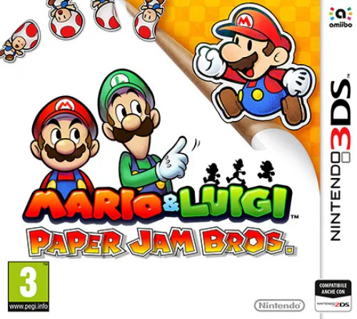 Copertina di Mario & Luigi: Paper Jam Bros.