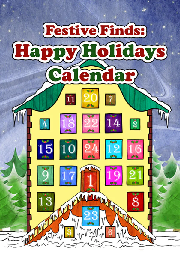 Copertina di Festive Finds: Happy Holidays Calendar