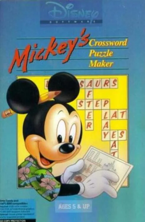 Copertina di Mickey's Crossword Puzzle Maker