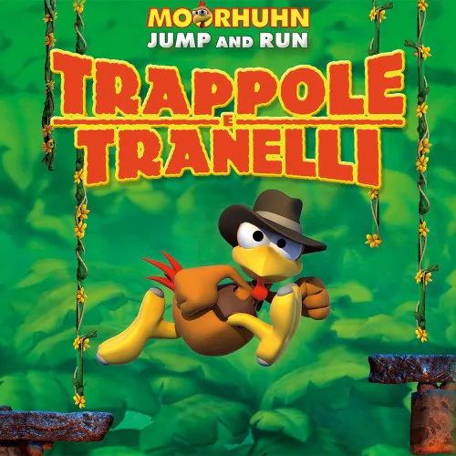 Copertina di Moorhuhn Jump and Run 'Trappole e Tranelli'