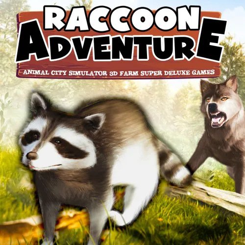 Copertina di Raccoon Adventure: Animal City Simulator 3D Farm Super Deluxe