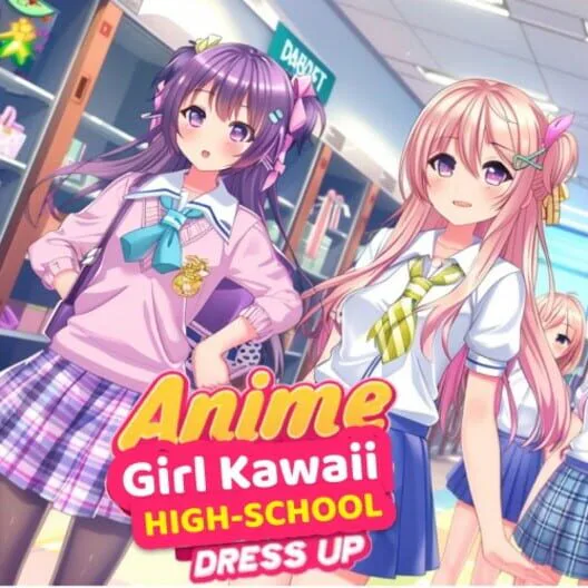 Copertina di Anime Girl Kawaii High School Dress UP
