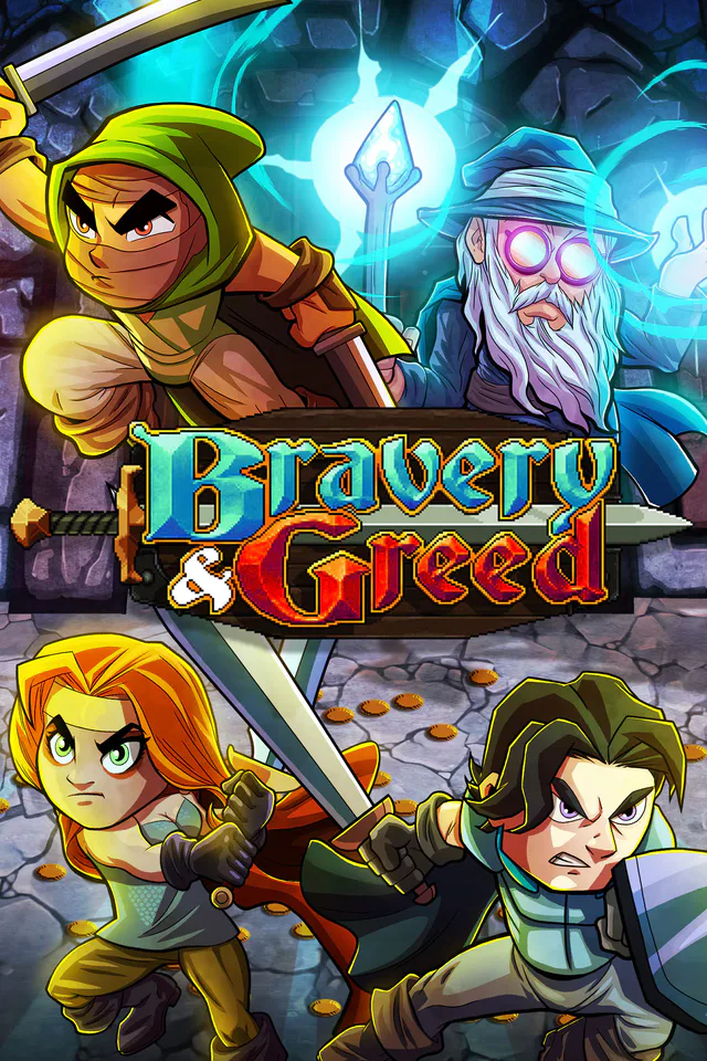 Copertina di Bravery and Greed