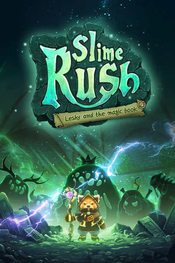 Copertina di Slime Rush : Leshy and the Magic Book