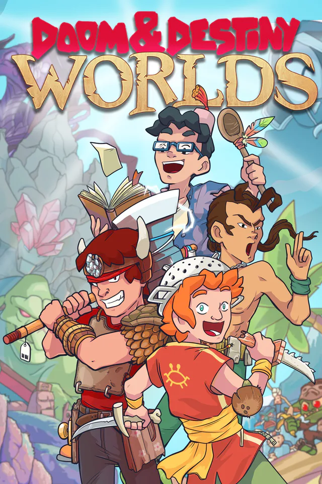 Copertina di Doom & Destiny Worlds