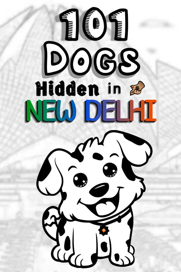 Copertina di 101 Dogs Hidden in New Delhi