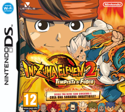 Copertina di Inazuma Eleven 2: Tempesta di Fuoco