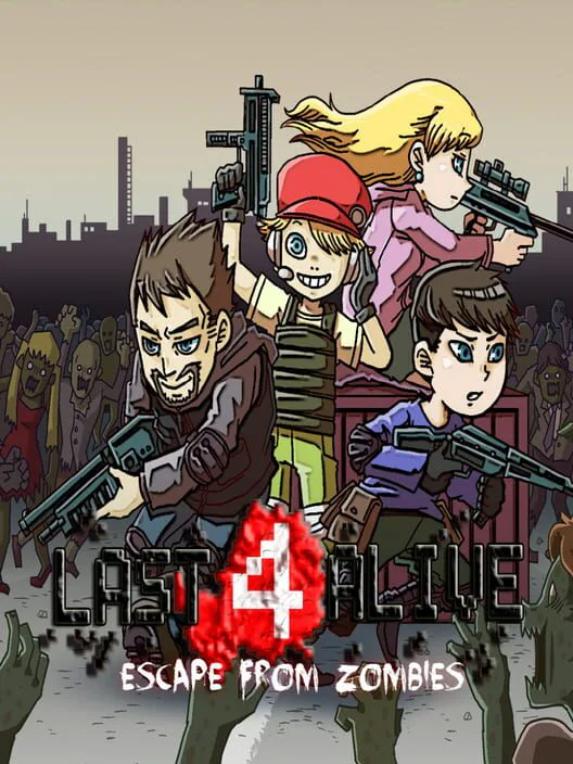 Copertina di Last 4 Alive: Escape From Zombies