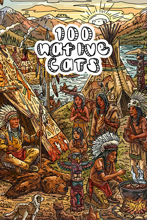 Copertina di 100 Native Cats