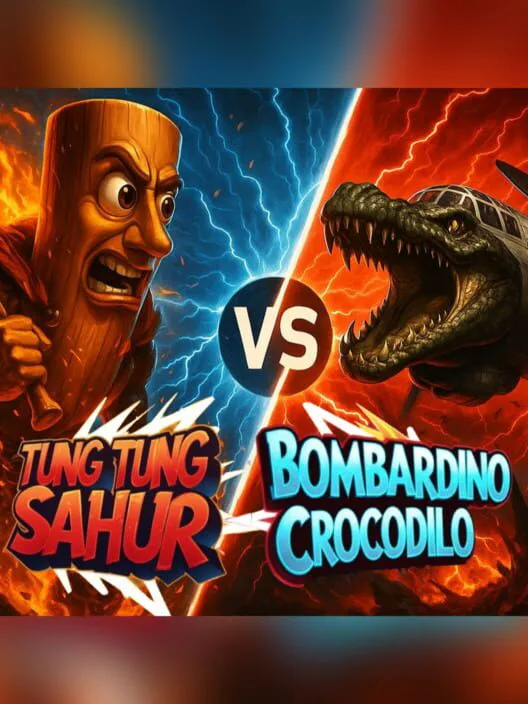 Copertina di Bombardino Crocodilo vs. Tung Tung Sahur