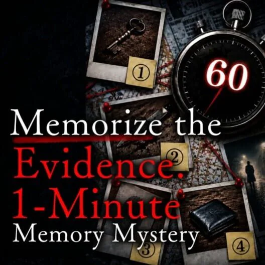 Copertina di Memorize the Evidence.1-Minute Memory Mystery