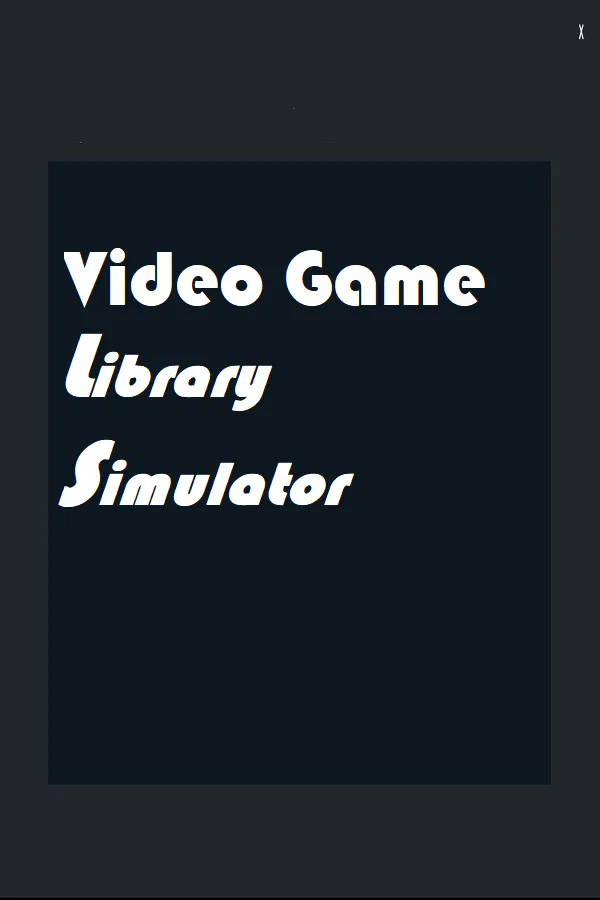 Copertina di Video Game Library Simulator